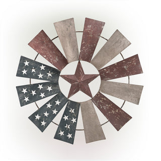 Patriotic Windmill Wall Décor
