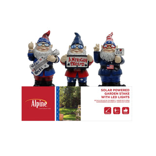 Gnome Patriotic Statuary